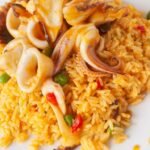 arroz con mariscos peruano